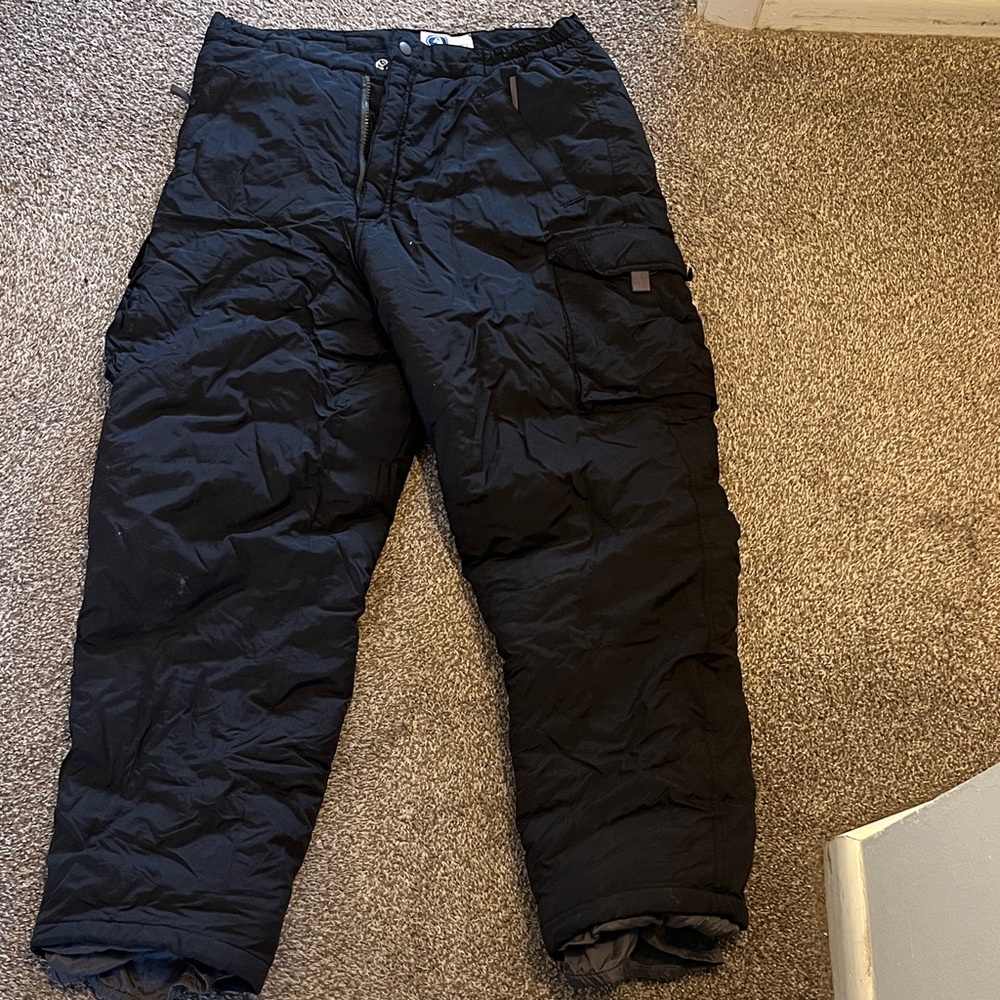 Arizona Jean Company Black Cargo Insulated Pants
